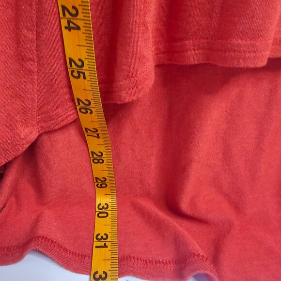 ATHLETA BEACH COMBER HI-LOW YOGA SKIRT DRAW/DROP WAIST ORANGE SZ‎ XS - Picture 2 of 7